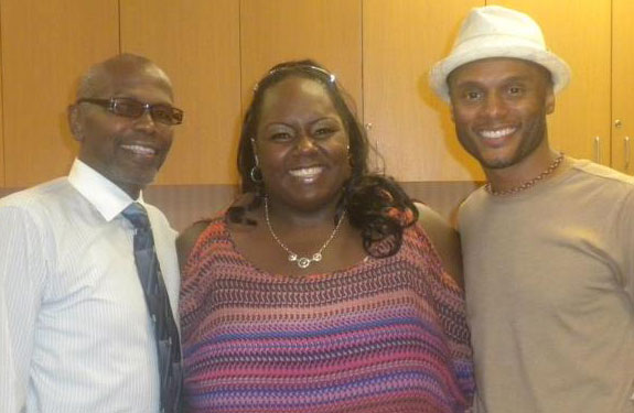 Actor Ernest Thomas and R&B singer Kenny Lattimore